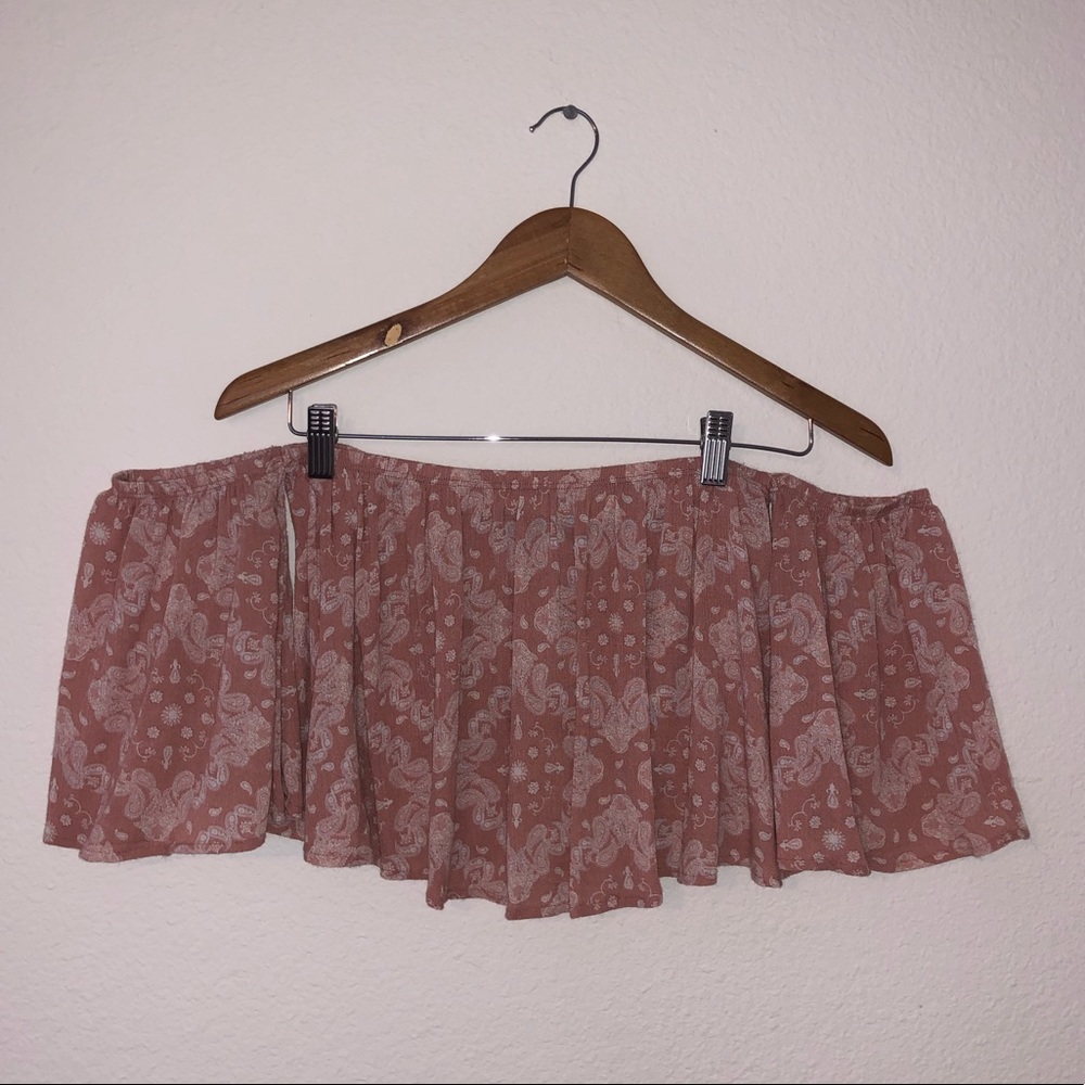 Off the Shoulder Crop Top
